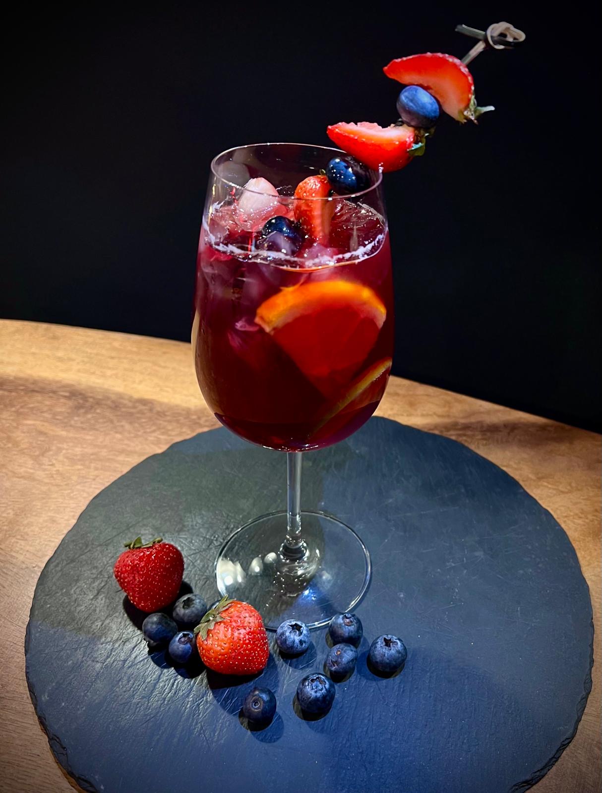 Red Sangria cocktails